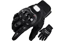 Čierne moto rukavice - XL