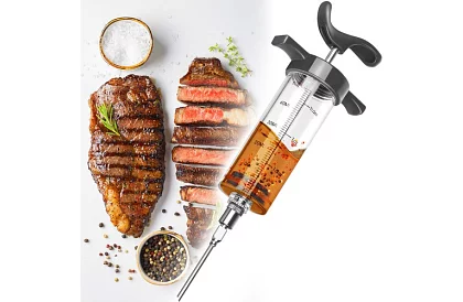 Injektor na mäso + 3 ihly