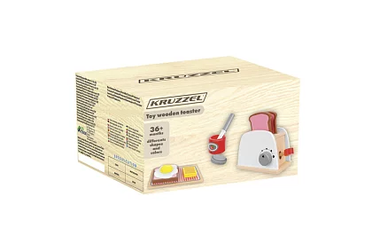 Drevený toaster pre malých kuchárov