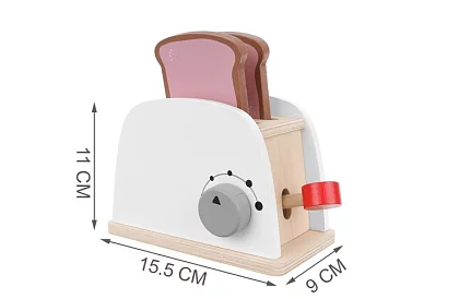Drevený toaster pre malých kuchárov