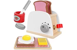 Drevený toaster pre malých kuchárov