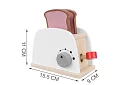 Drevený toaster pre malých kuchárov