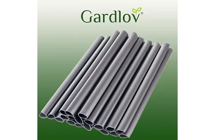 Klipy na plotové pásky – 20 ks – šedá