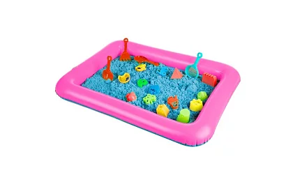 Tekutý kinetický piesok 2000 g - formičky a nafukovacie pieskovisko