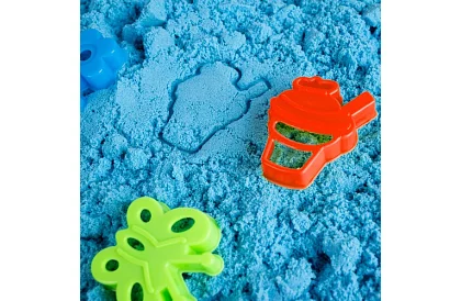 Tekutý kinetický piesok 2000 g - formičky a nafukovacie pieskovisko