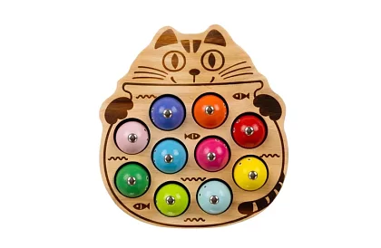 Drevená magnetická hra chytanie rybičiek