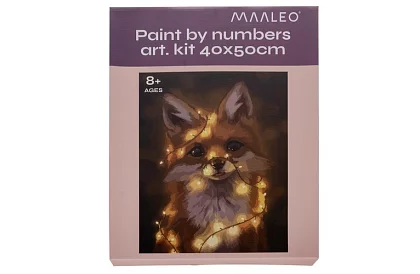 Malovanie podľa čísel - líška - 40x50 cm