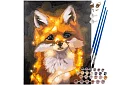 Malovanie podľa čísel - líška - 40x50 cm