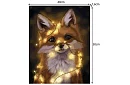 Malovanie podľa čísel - líška - 40x50 cm