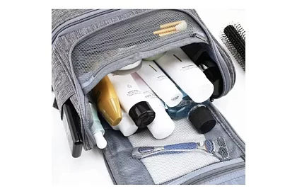 Cestovná kozmetická taška s pútkom na zavesenie