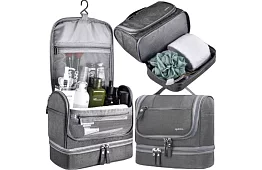 Cestovná kozmetická taška s pútkom na zavesenie