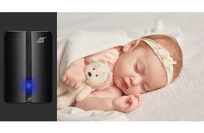 Vodotesný bezdrôtový zvonček – dosah 15 metrov - čierny