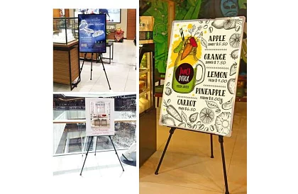 Malířsky kovový stojan