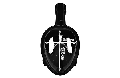 Šnorchlovacia celoobličejová maska - veľkosť S/M