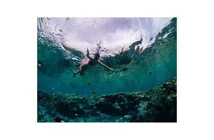 Šnorchlovacia celoobličejová maska - veľkosť S/M