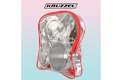 Sada kovového riadu pre deti