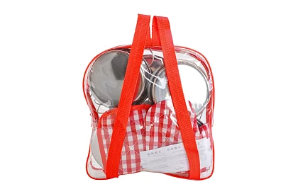 Sada kovového riadu pre deti