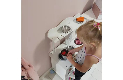 Sada kovového riadu pre deti