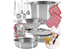 Sada kovového riadu pre deti