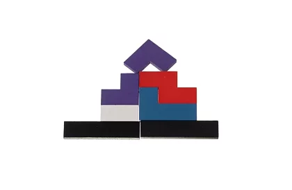 Drevené Tetris puzzle