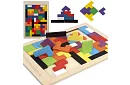 Drevené Tetris puzzle