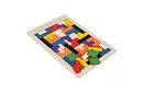 Drevené Tetris puzzle