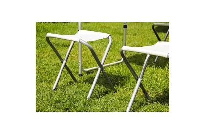 Kempingový skladací set - stôl + 4 stoličky