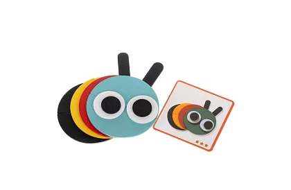 Drevené geometrické puzzle - zvieratká