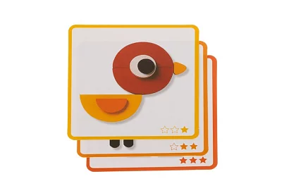 Drevené geometrické puzzle - zvieratká