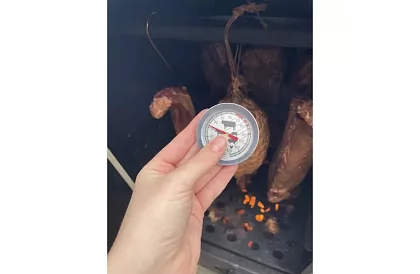 Vpichovací teplomer - pečenie, údenie mäsa