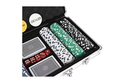 Kompletná pokerová sada - 300 žetónov v kufríku