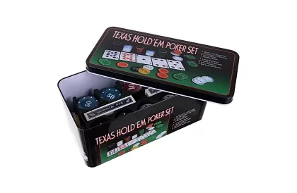 Kompletná Texas pokerová sada - 200 žetónov