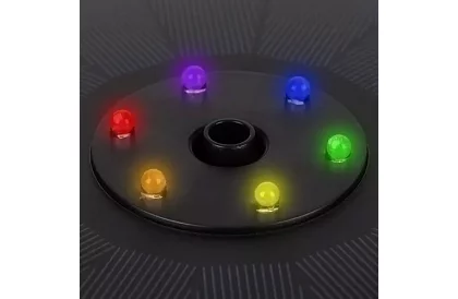 Plávajúca solárna fontána s RGB osvetlením