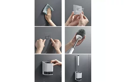 Silikónový kartáč na toaletu – WC štetka RUHHY