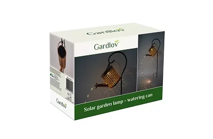 Solárna záhradná lampa - kanva