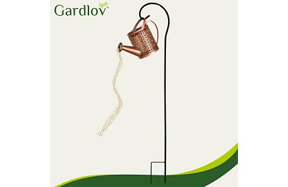 Solárna záhradná lampa - kanva