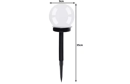 Solárne záhradné lampy - gule 6 ks