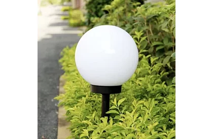 Solárne záhradné lampy - gule 6 ks