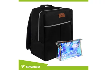 Cestovný príručný batoh 38x24x18 cm + kozmetická taška