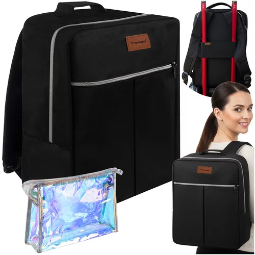 Cestovný príručný batoh 38x24x18 cm + kozmetická taška