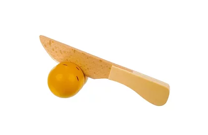 Drevené ovocie a zelenina na krájanie - v debničke