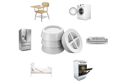 Antivibračná sada podložiek – nielen pod práčku