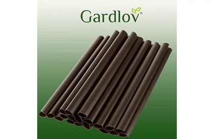 Klipy na plotové pásky – 20 ks – hnedá