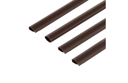 Klipy na plotové pásky – 20 ks – hnedá