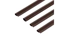 Klipy na plotové pásky – 20 ks – hnedá