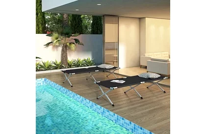 Skladacia kempingová posteľ – nosnosť 110 kg