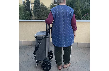 Multifunkčná nákupná taška na kolieskach + ramenný popruh