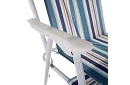 Záhradné skladacie kreslo – Bergamo modré