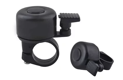 Zvonek na bicykel – čierny