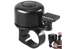 Zvonek na bicykel – čierny